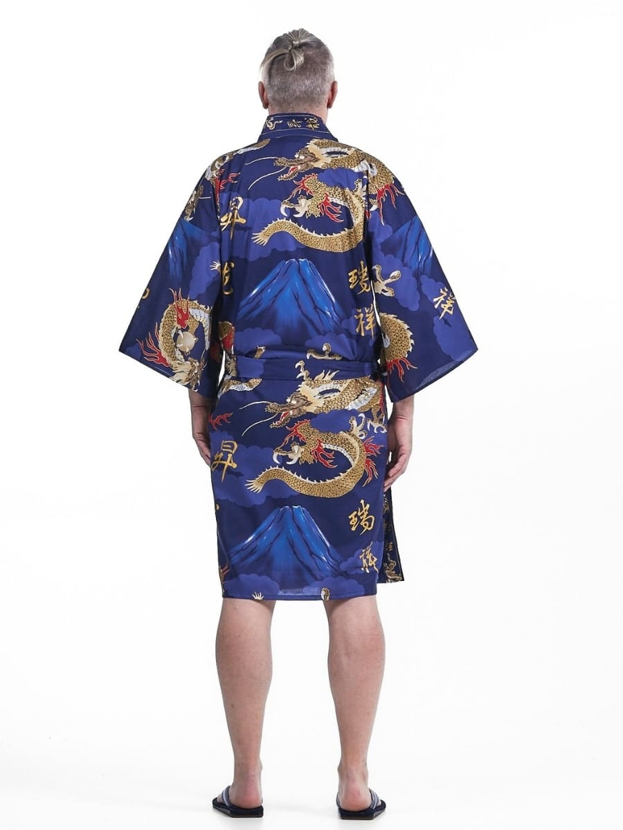 Happi Man Dragon Kimono Uniwersalny rozmiar