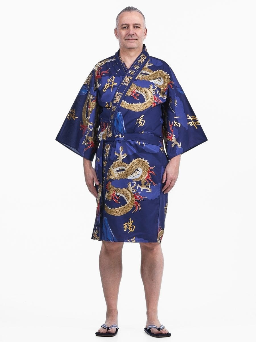 Happi Man Dragon Kimono Uniwersalny rozmiar