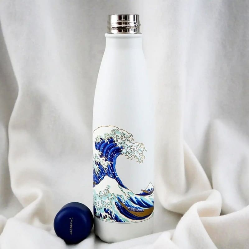 Izolowana butelka Kanagawa Great Wave