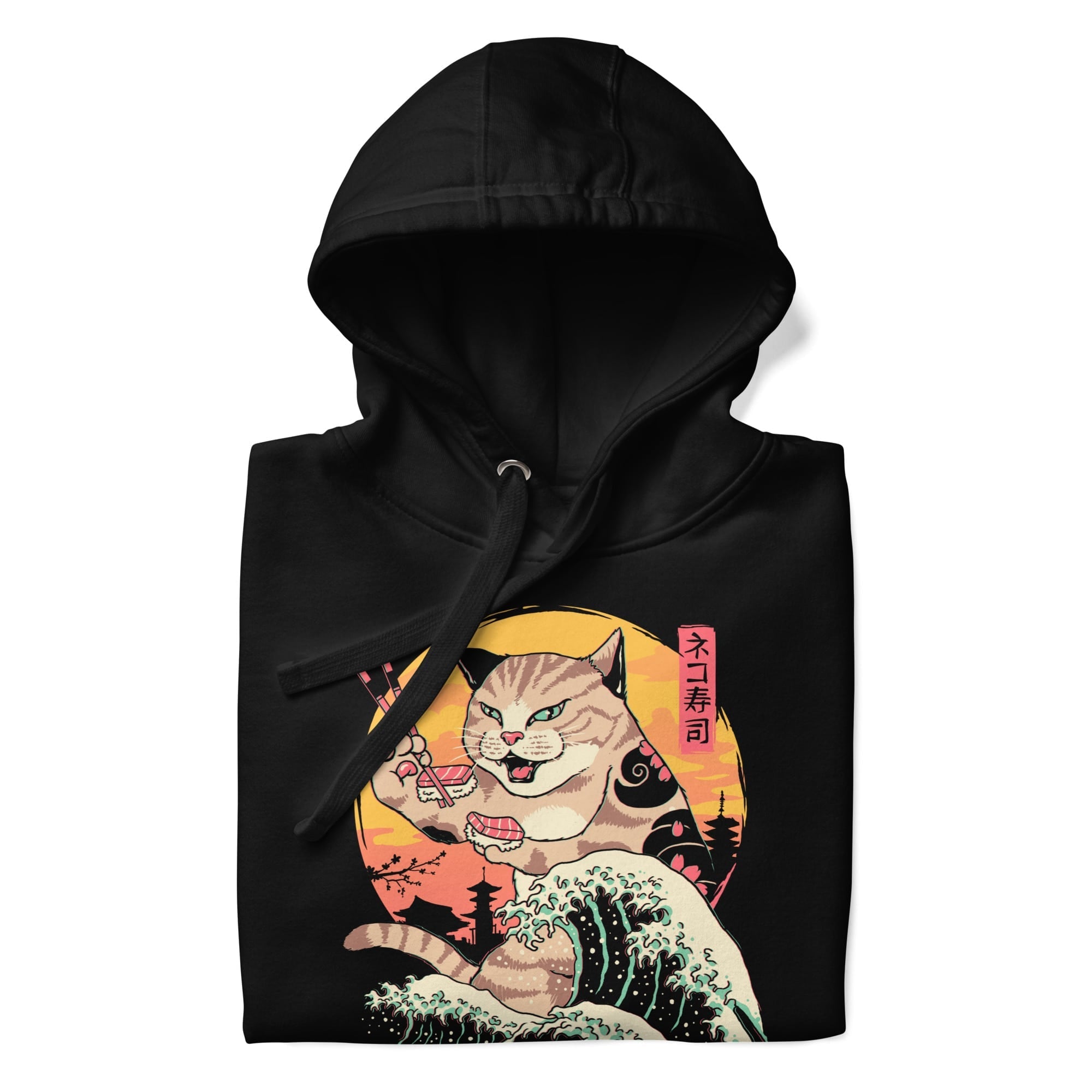 Japońska bluza Kaiju Neko Sushi