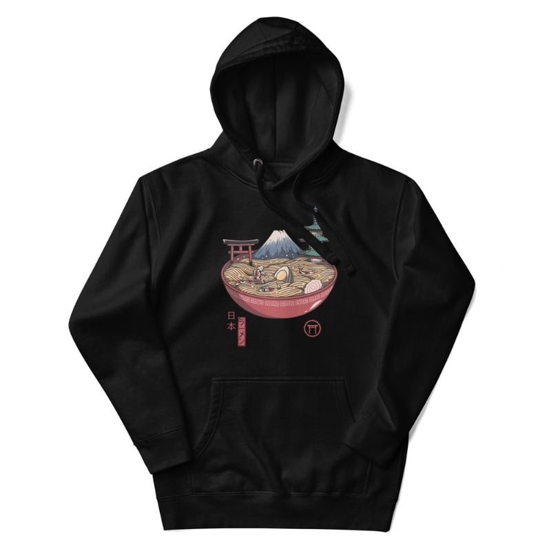Japońska bluza Ramen Life S / Noir