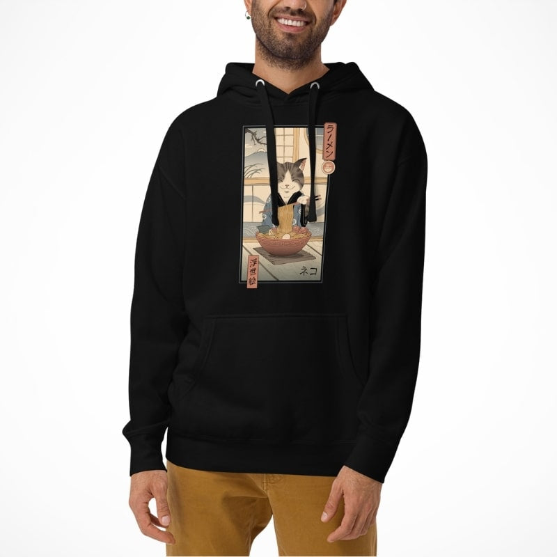 Japońska bluza Ukiyo e Neko Ramen
