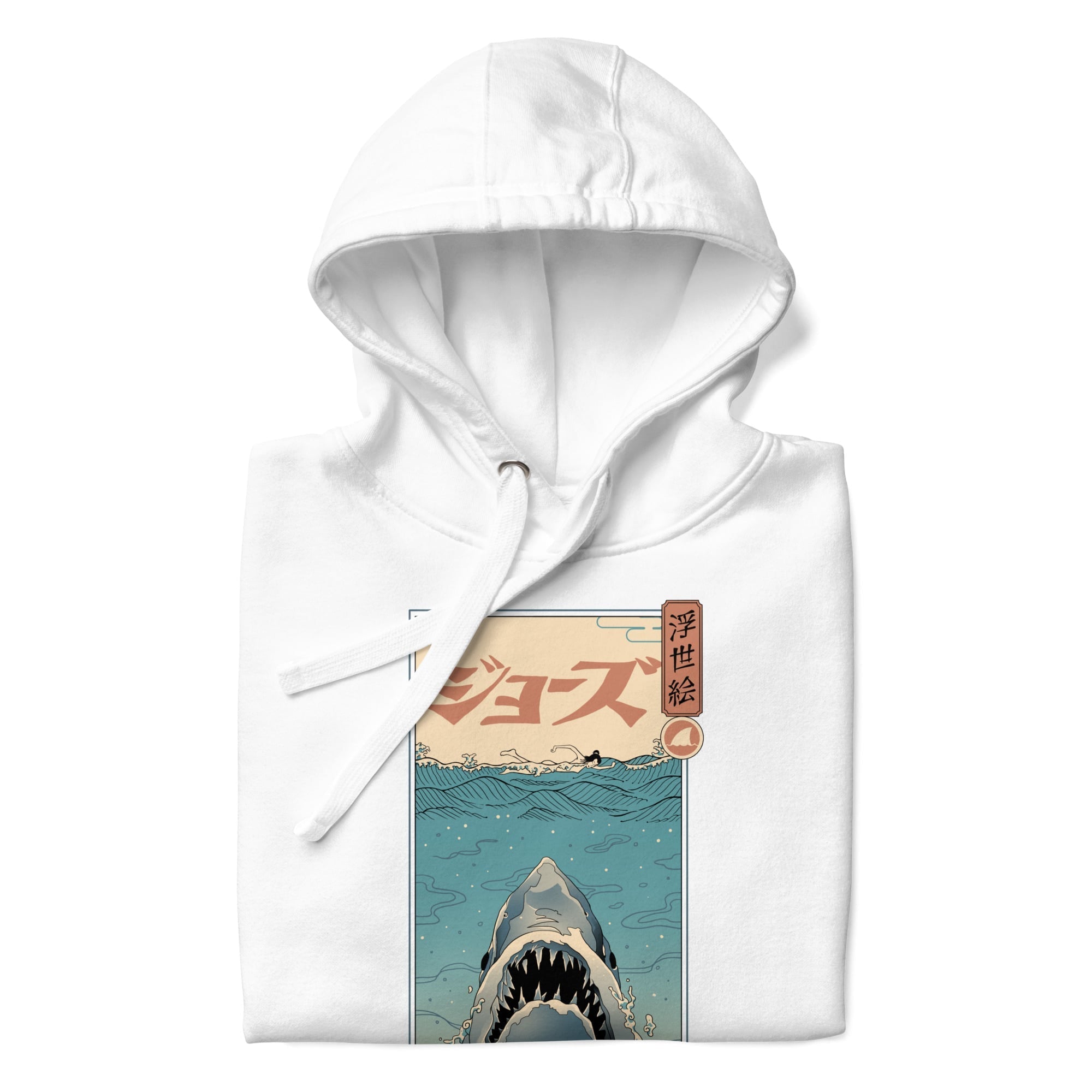 Japońska bluza Ukiyo e Shark Attack