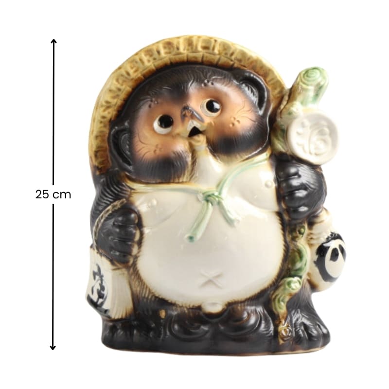 Japońska Ceramiczna Figurka Tanuki 25 cm
