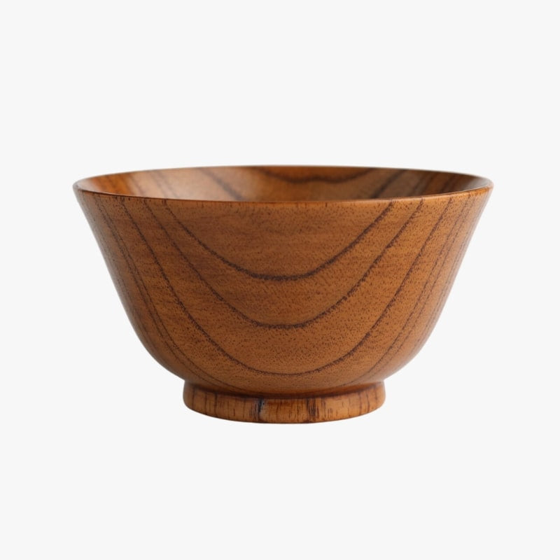 Japońska drewniana miska Urushi