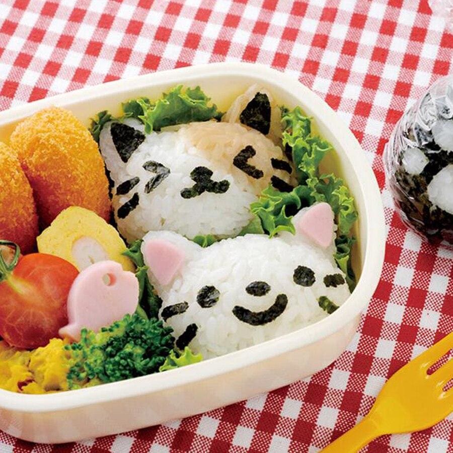 Japońska forma do onigiri z głową kota