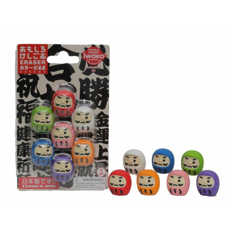 Japońska gumka do ścierania Iwako Daruma