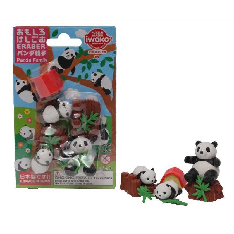 Japońska gumka do ścierania Iwako Panda