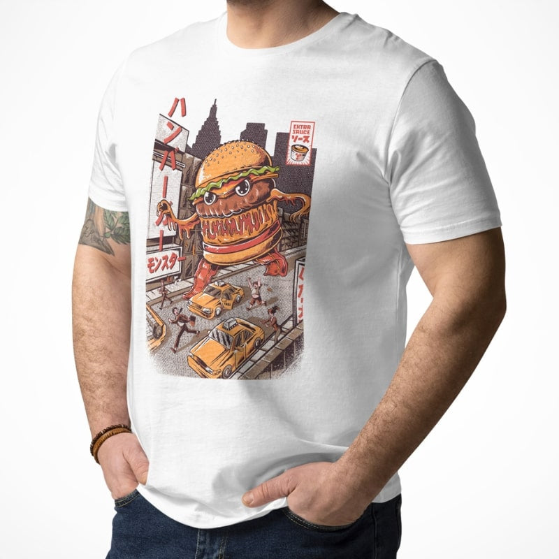 Japońska koszulka Burgerzilla
