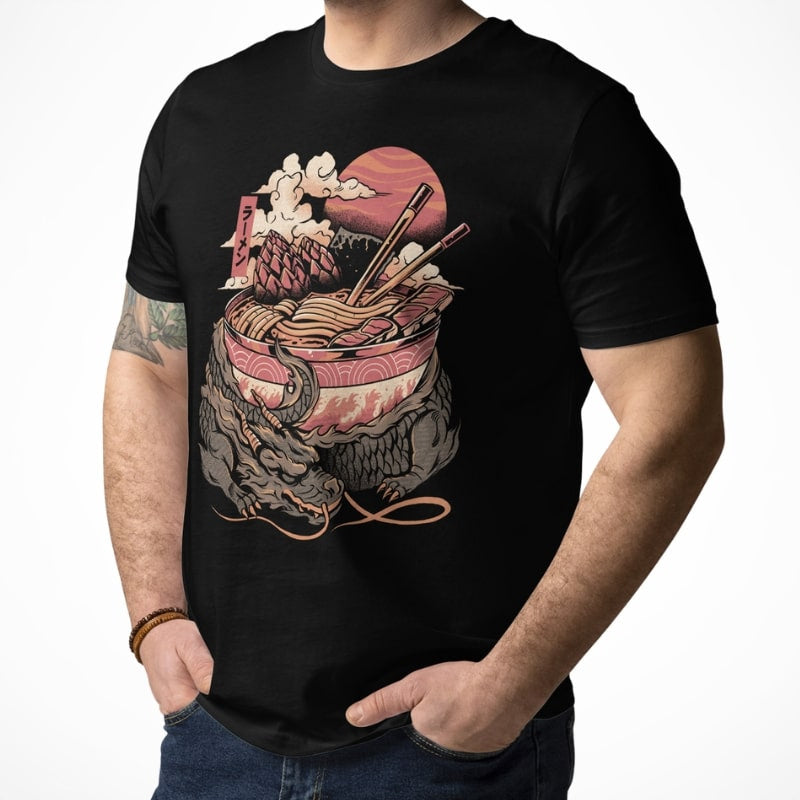 Japońska koszulka Dragon Ramen