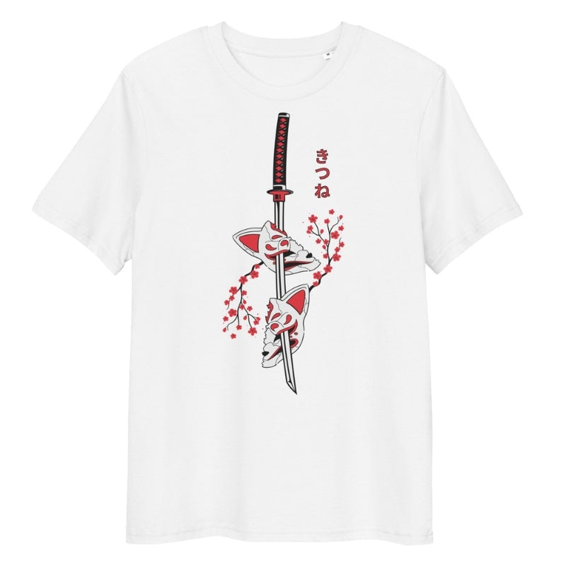 Japońska koszulka Kitsune Sakura S