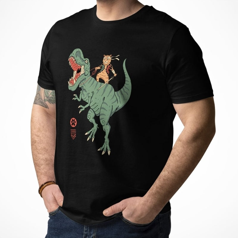 Japońska koszulka Neko T Rex