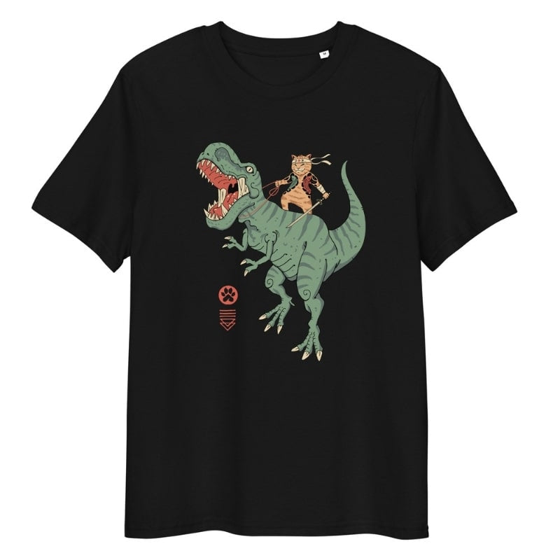 Japońska koszulka Neko T Rex S / Noir