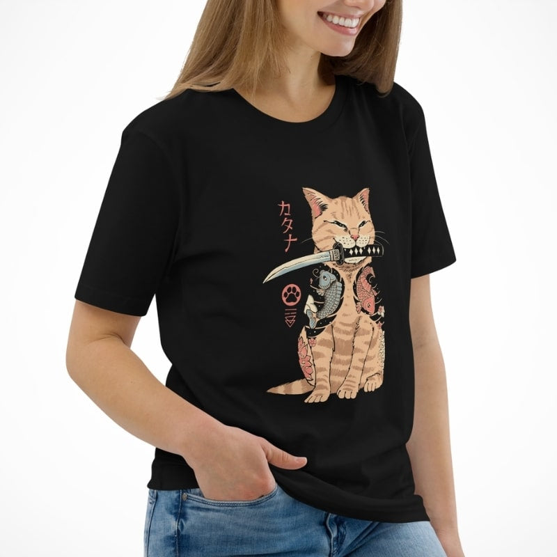 Japońska koszulka Neko Yakuza