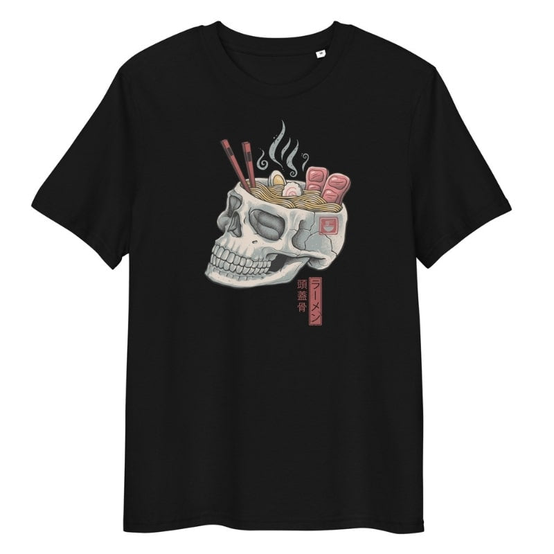 Japońska koszulka Skull Ramen S / Noir