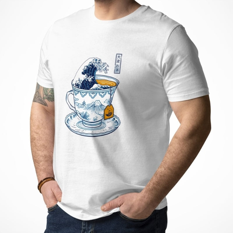 Japońska koszulka The Great Tea of Kanagawa