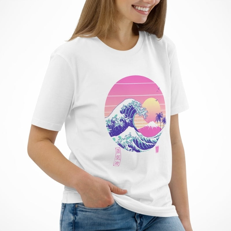 Japońska koszulka The Great VaporWave