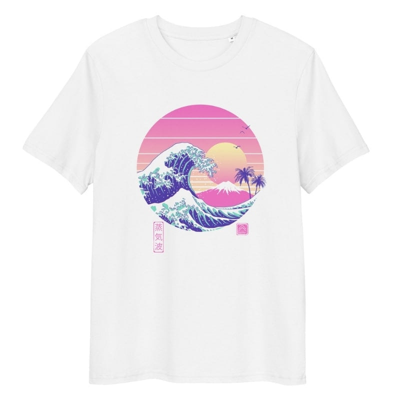 Japońska koszulka The Great VaporWave S