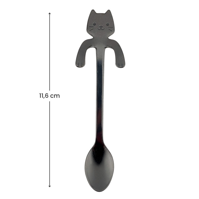 Japońska łyżeczka do herbaty Black Cat