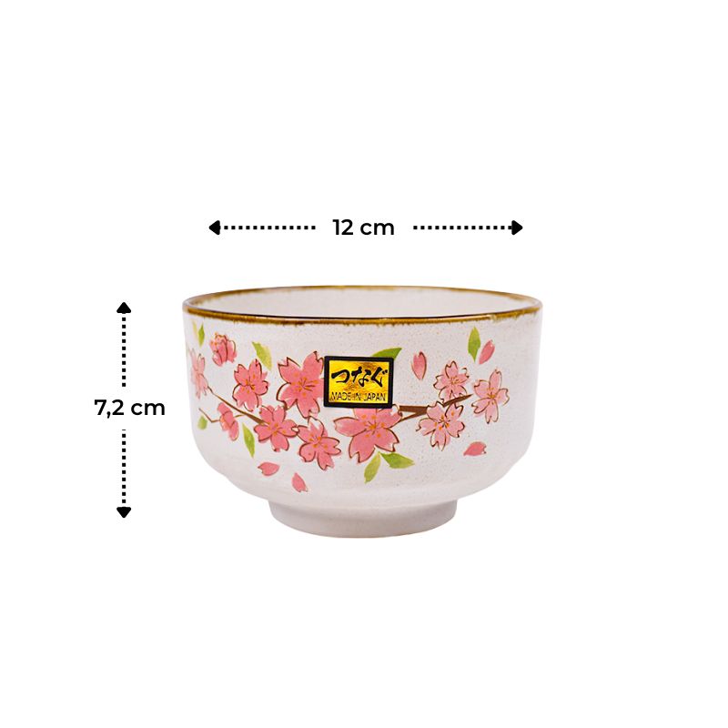 Japońska Miseczka do Matchy Kwiaty Wiśni
