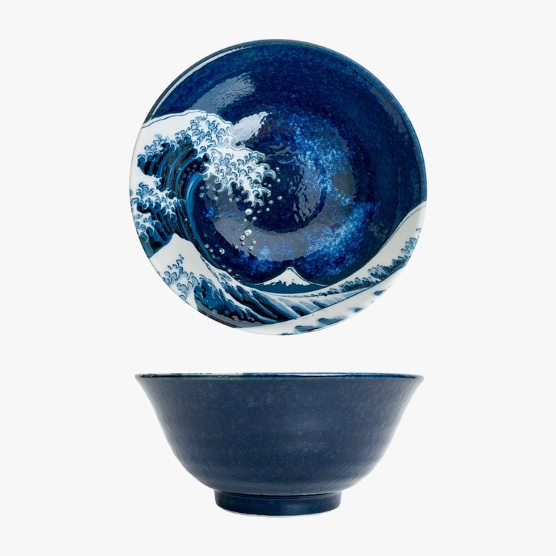 Japońska miska Kanagawa Blue