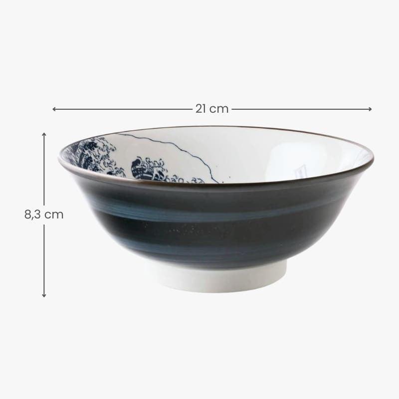 Japońska miska ramen Hokusai