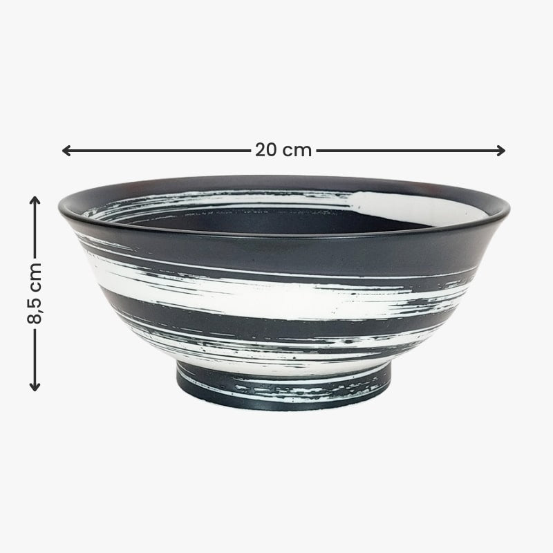 Japońska miska ramen Shiroi Hake