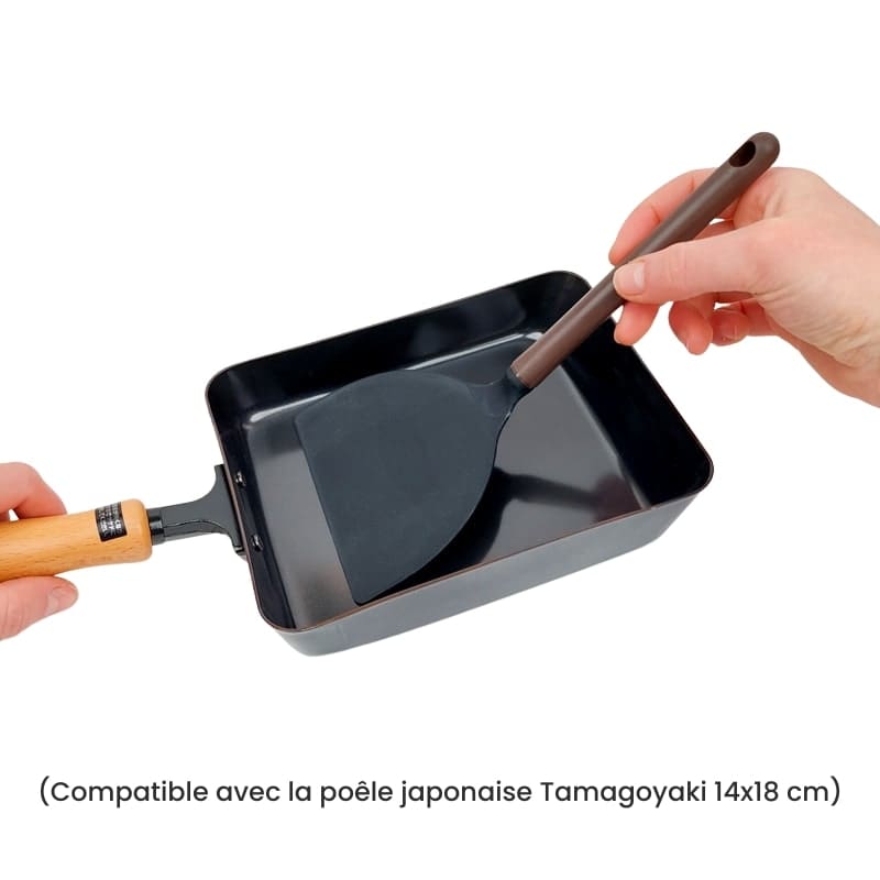Japońska płaska szpatułka Tamagoyaki