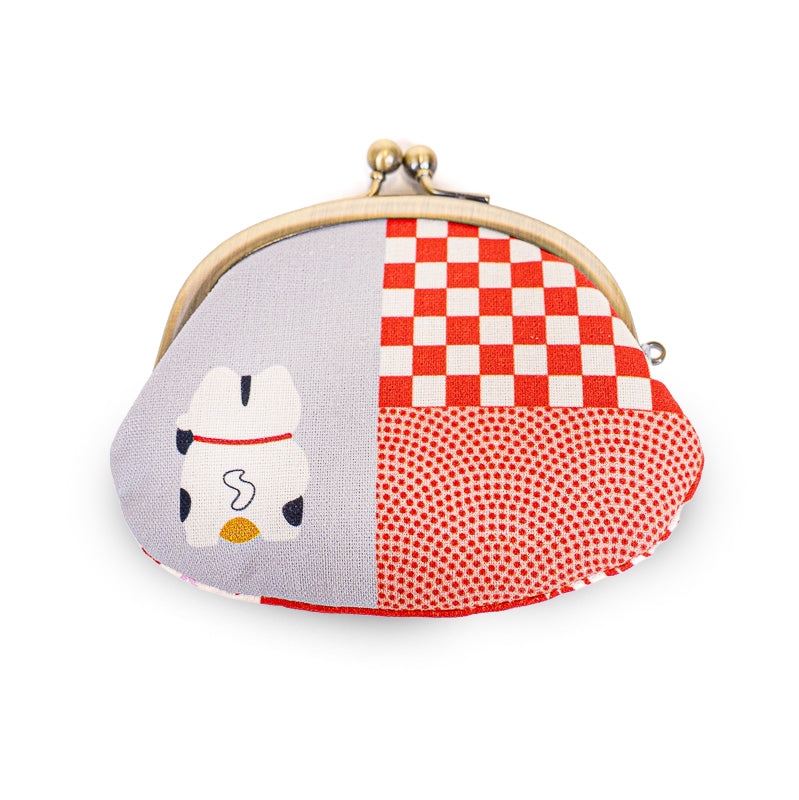 Japońska Portmonetka Gamaguchi - Maneki Neko