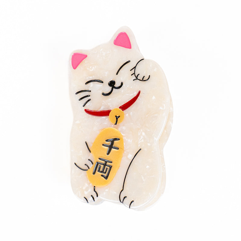 Japońska Spinka do Włosów Kot Maneki-Neko