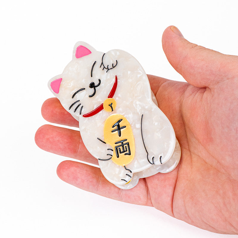 Japońska Spinka do Włosów Kot Maneki-Neko