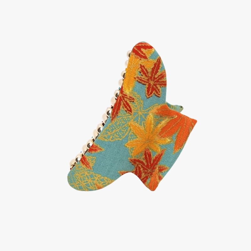 Japońska Spinka do Włosów z motywem Tkaniny Momiji
