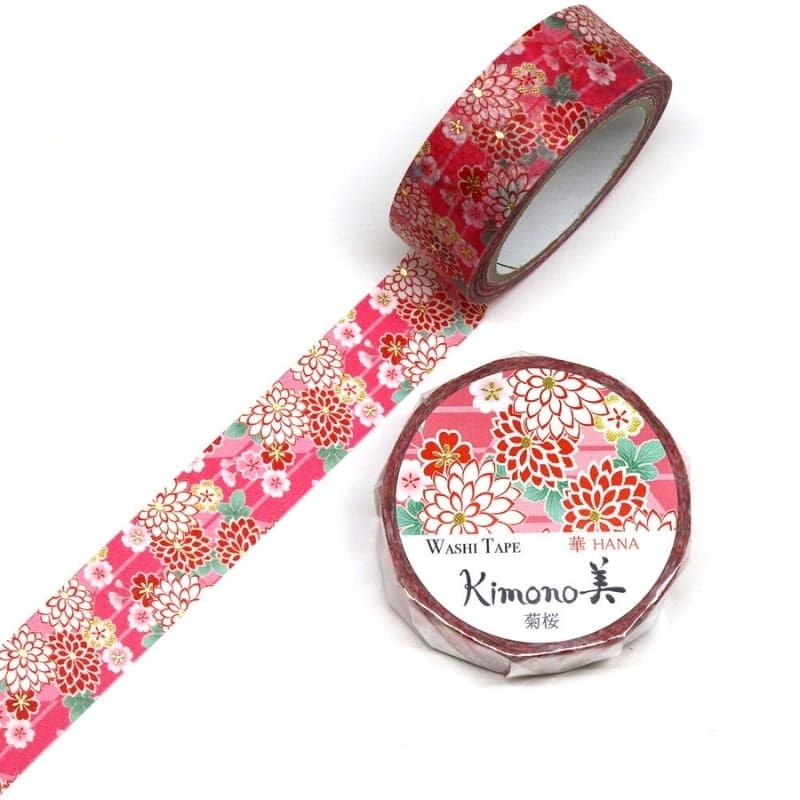 Japońska taśma washi Kiku Sakura