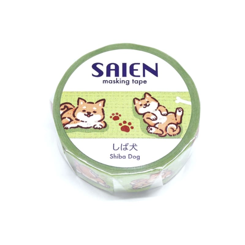 Japońska Taśma Washi Tape - Shiba Inu