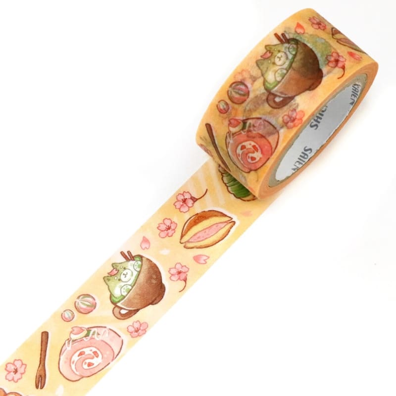 Japońska Taśma Washi Tape - Wypieki i Sakura