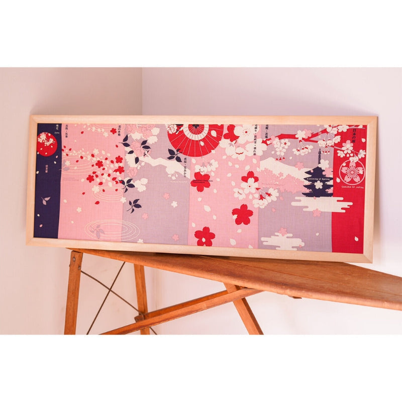 Japońska tkanina Tenugui Sakura