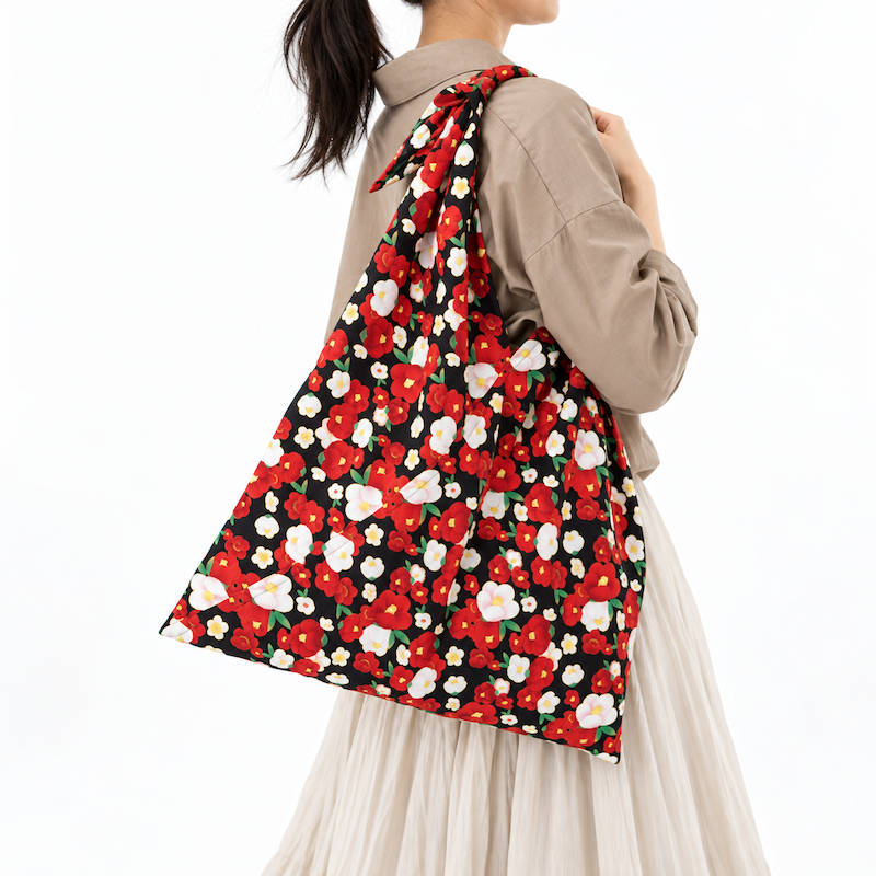 Japońska Torba Furoshiki - Tsubaki