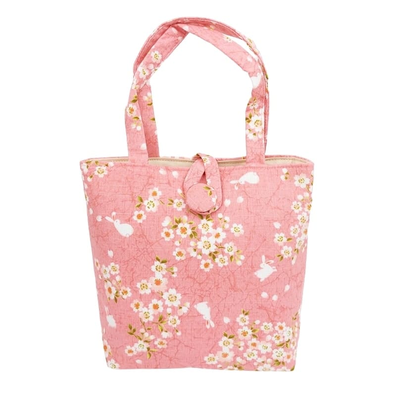 Japońska torba Usagi Sakura różowa