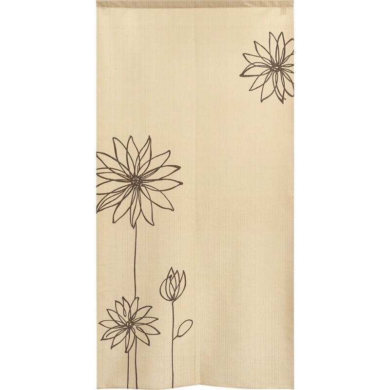 Japońska zasłona kwiatowa Noren 85 x 170 cm