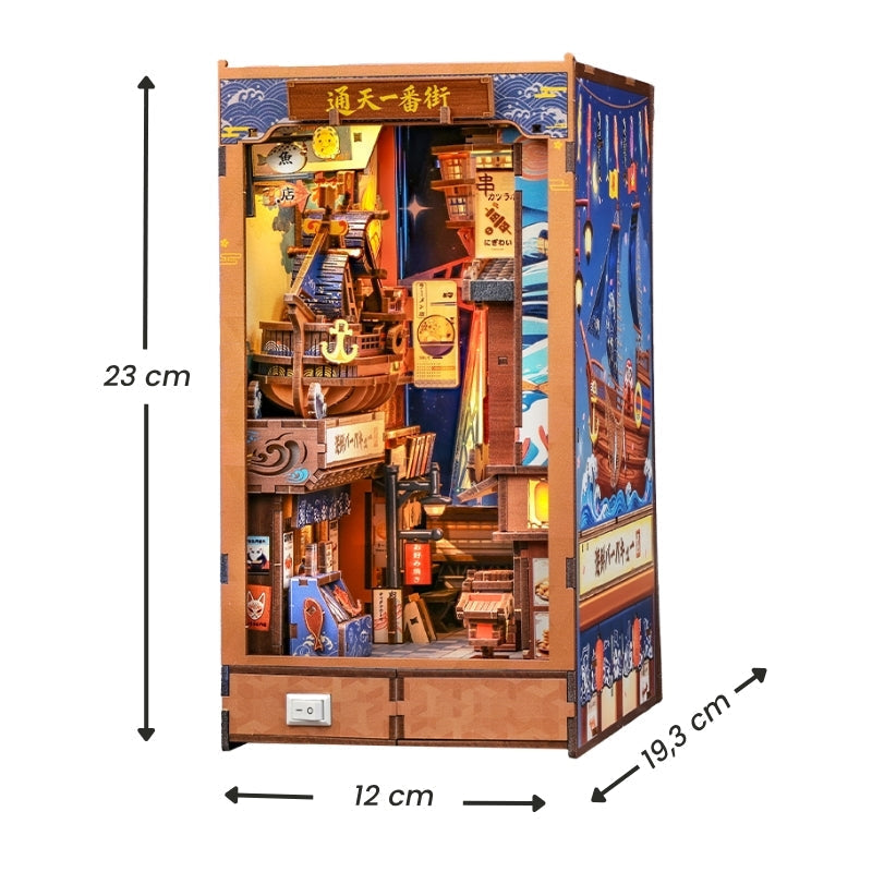 Japoński Book Nook Tsutenkaku Ichiban Street
