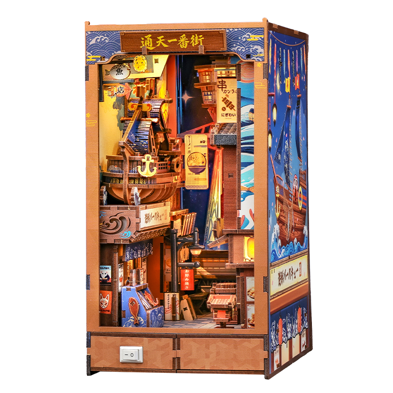 Japoński Book Nook Tsutenkaku Ichiban Street