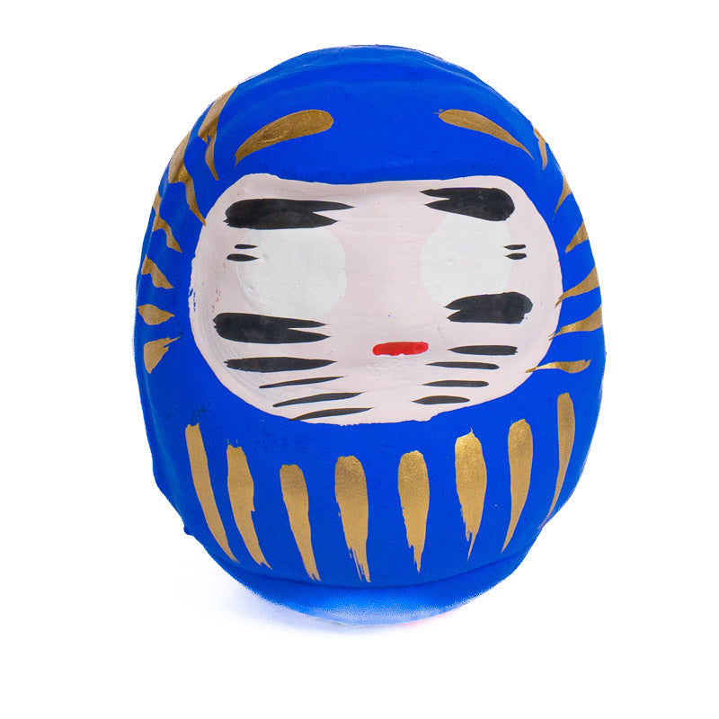 Japoński Daruma 6 cm - Różne Kolory Niebieski