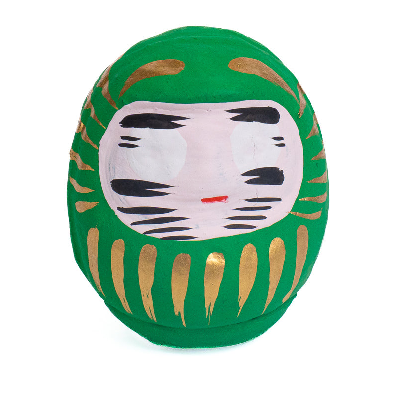 Japoński Daruma 6 cm - Różne Kolory Zielony