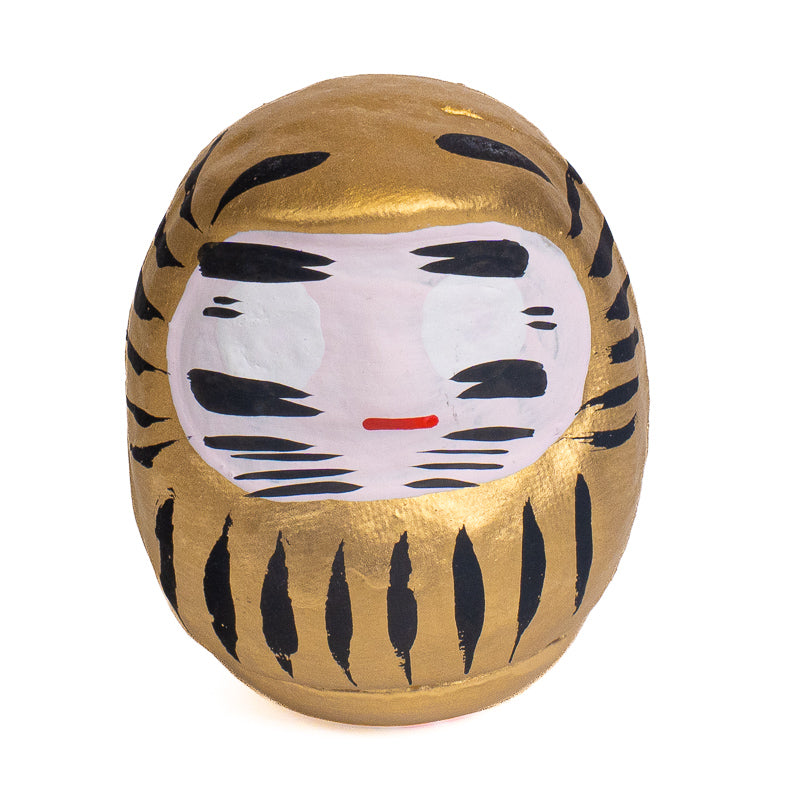 Japoński Daruma 6 cm - Różne Kolory Złoty