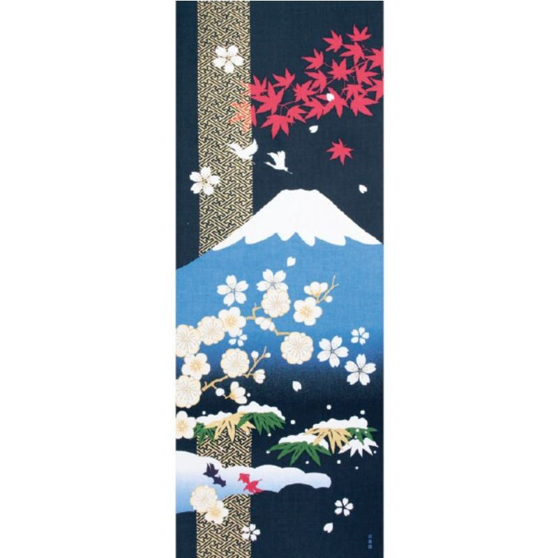 Japoński Four Seasons Tenugui