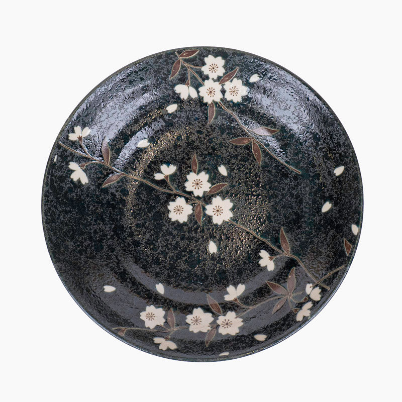 Japoński głęboki talerz Kuro Sakura