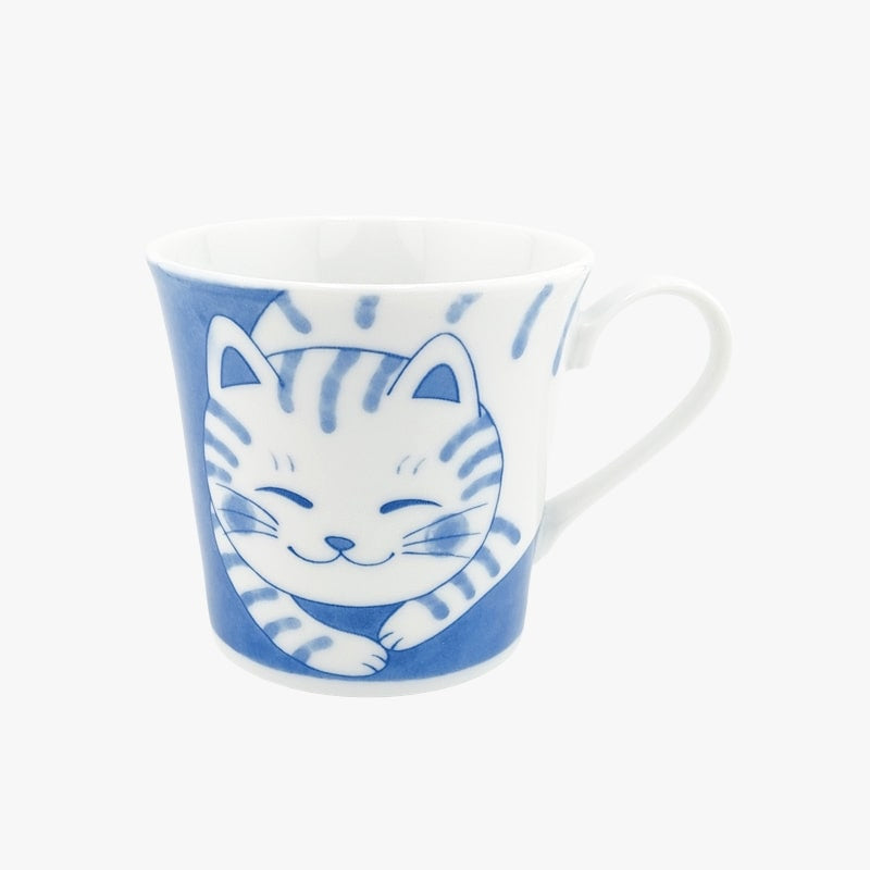 Japoński kubek Neko Blue