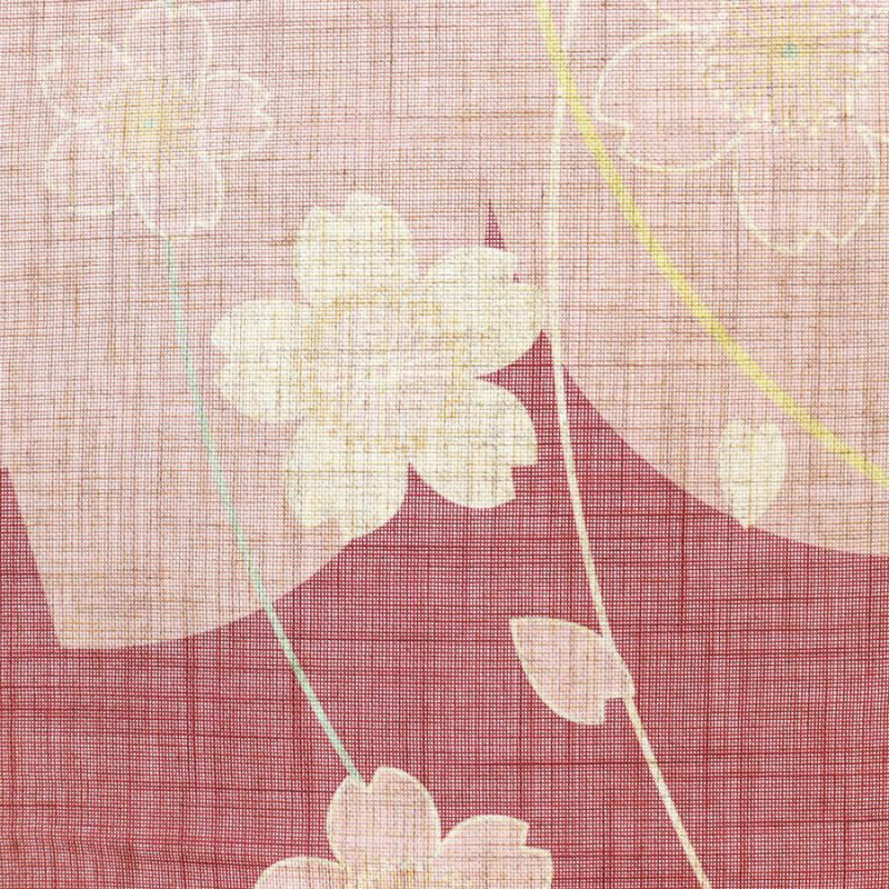 Japoński kwiat Noren Sakura 85 x 150 cm