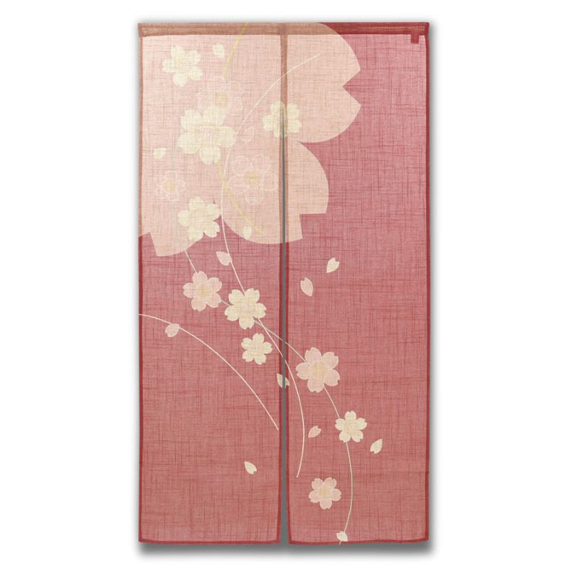Japoński kwiat Noren Sakura 85 x 150 cm