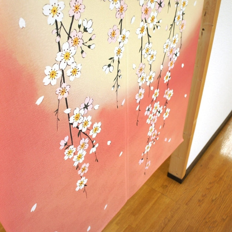 Japoński kwiat wiśni Noren 85 x 150 cm
